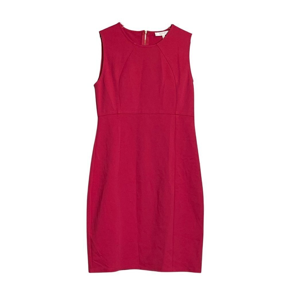 Wayf Sleeveless Sheath Dress in Bright Pink Sz. S NEW